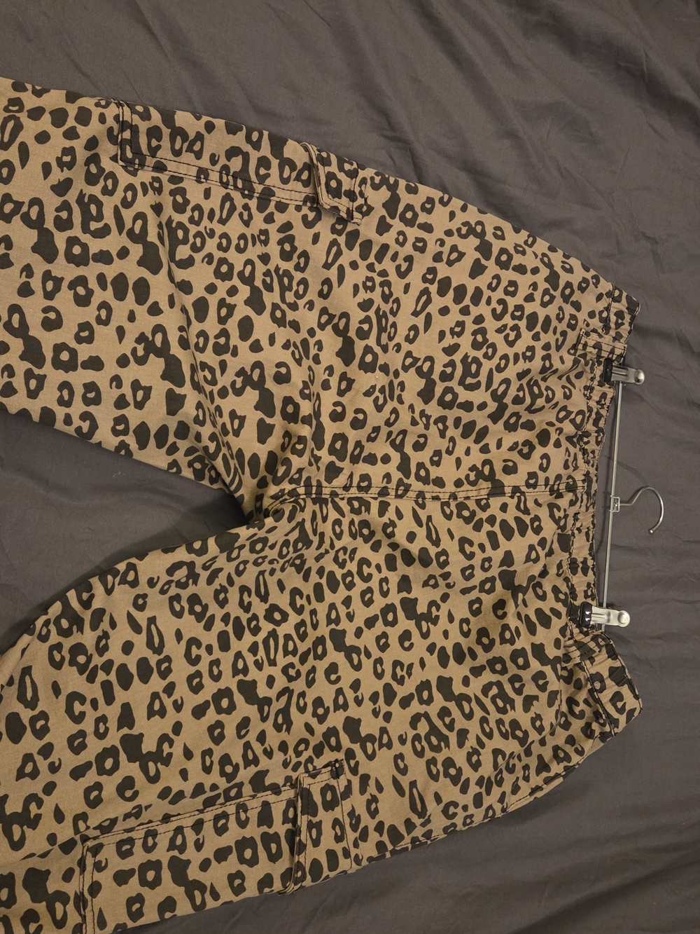 Almost Famous Leopard Print Skinny Jeans in Tan and Black